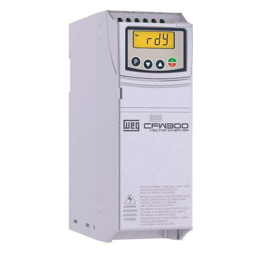 Inversor De Frequência Cfw300 5cv 220v 15,2a Trifásico Weg