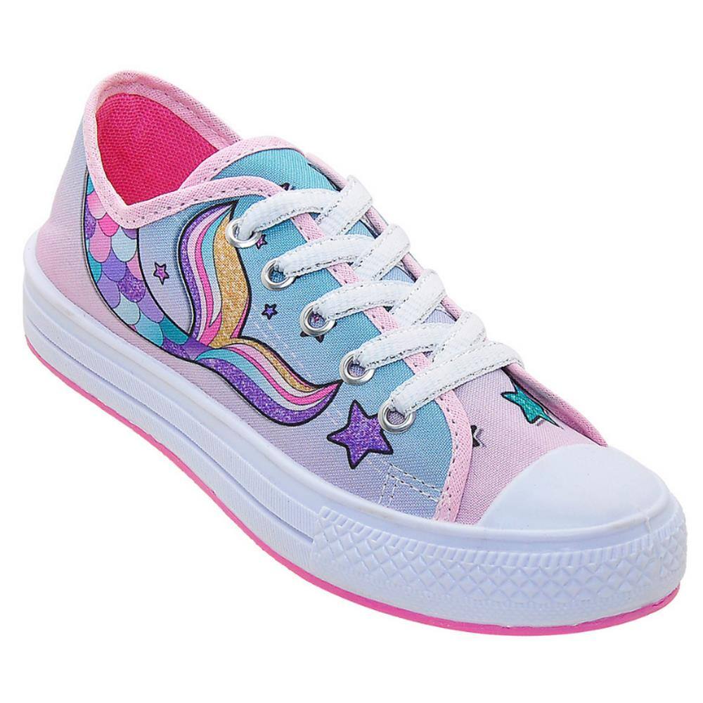Tênis Infantil Feminino Personagem Colorido Leve