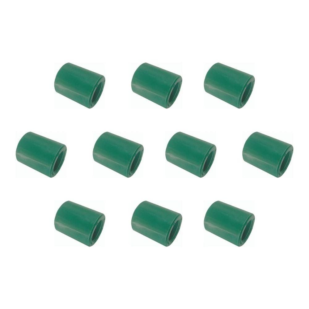 Kit Com 10 Luvas Ppr Para Rede De Água Quente e Fria 32 Mm - Topfusion