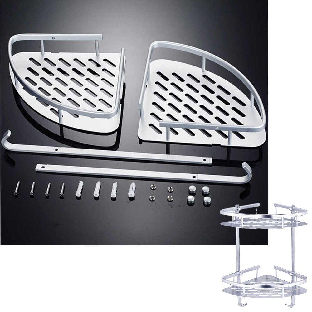 Suporte de Shampoo Aluminio Rack de Banheiro Sabonete Prateleiras Parede