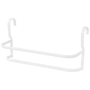 Porta Toalhas Duplo Toalheiro Para Box Branco 60Cm
