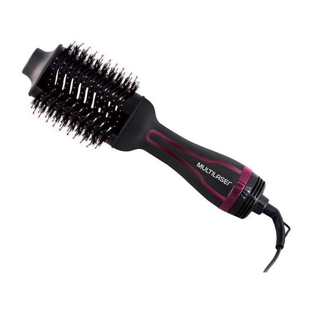 Escova Para Alisar Cabelo 3X1 Secadora 220V Multilaser