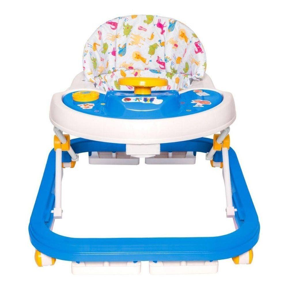 Andador Infantil Musical Sonoro Soft Way Styll Baby Azul
