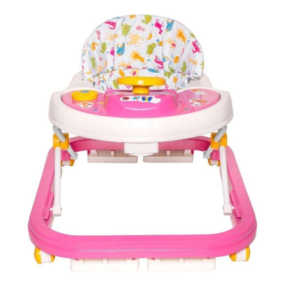 Andador Infantil Musical Sonoro Soft Way Styll Baby Rosa