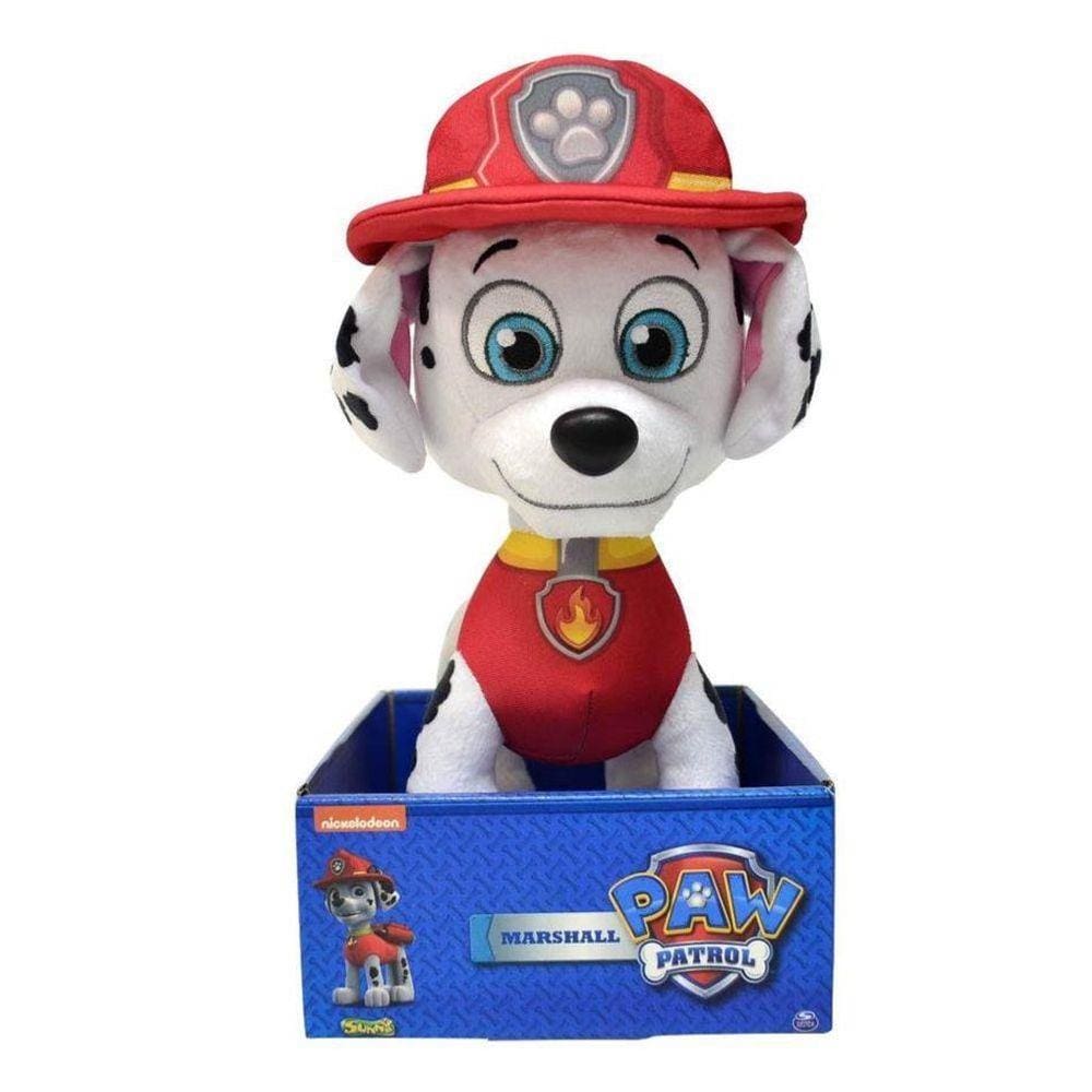 Boneco Pelucia 30cm Patrulha Canina Marshall Sunny