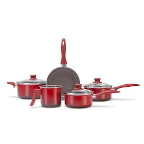 Jogo De Panelas 5 Peças Smart Vermelho Brinox