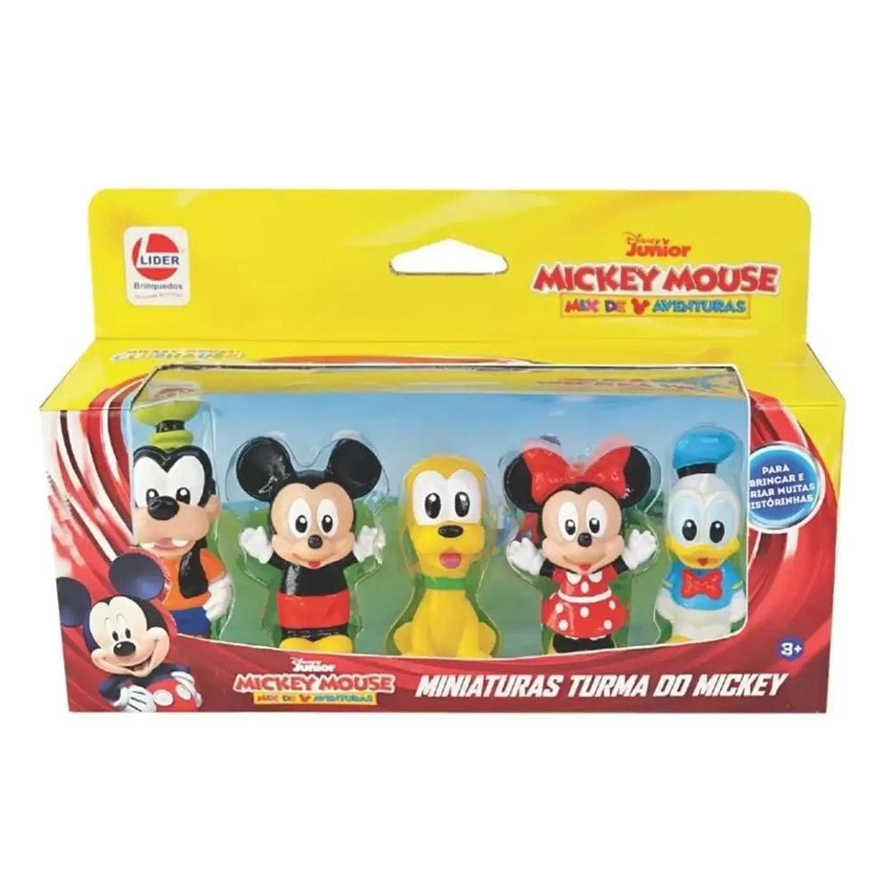 Bonecos Miniaturas Turma Do Mickey Dedoche - Lider Brinquedos