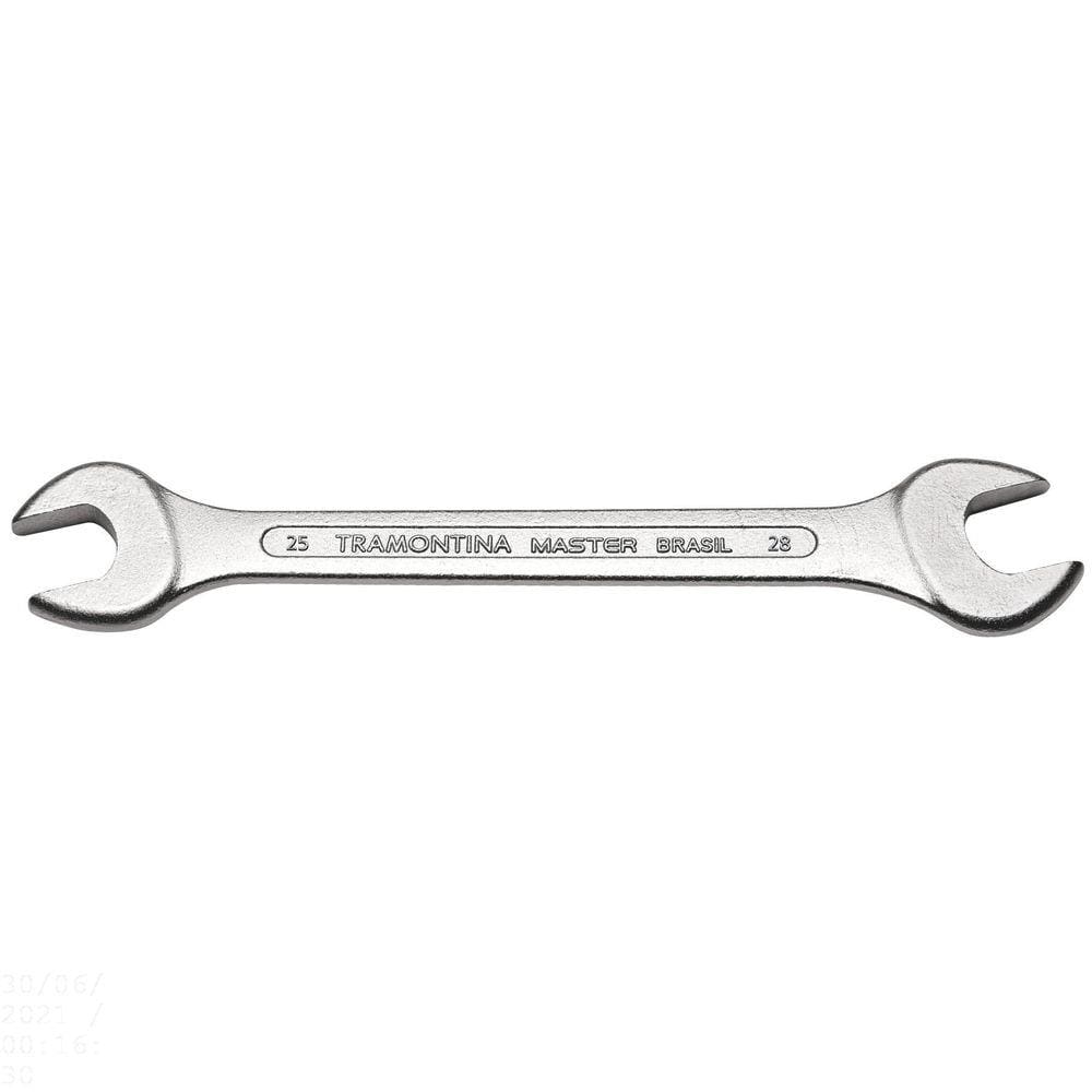Chave Fixa 25x28 mm Tramontina com Corpo em Aço Especial Cromado Tramontina