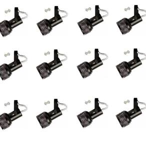 Kit 12x Spot tela para trilho perfilado ou eletro calha PT