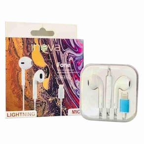 Fone Ouvido coom Microfone Lightning tipo EarPods