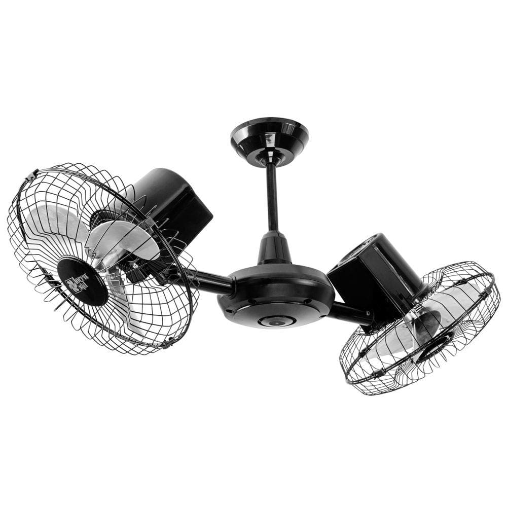 Ventilador Teto Gemini Preto 110v - LorenSid