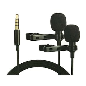 Microfone De Lapela Duplo Profissional Para Smartphones