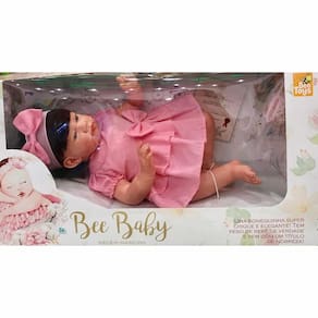 Boneca Bebê Reborn Menina Bee Baby