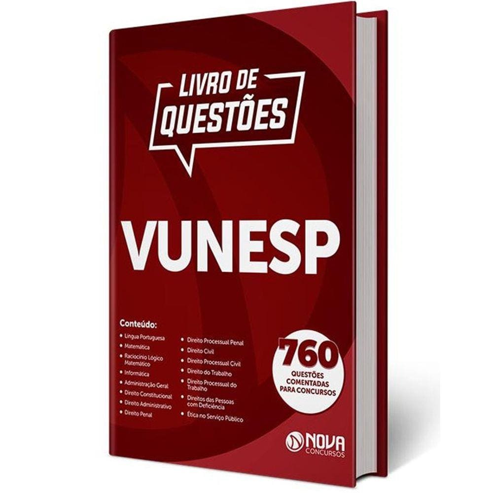 Livro de Questões Vunesp 2019