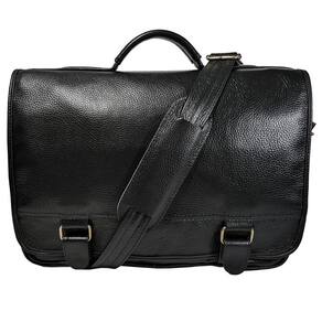 Bolsa Pasta Executiva De Couro Legítimo Notebook Documentos