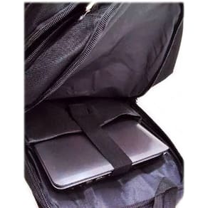 Mochila Bolsa Reforçada Notebook Impermeável Alça Cabo Aço