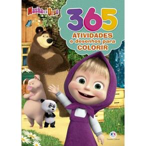 Masha E O Urso - 365 Atividades E Desenhos Para Colorir