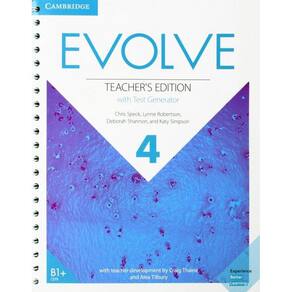 Evolve 4 - Teacher´S Edition With Test Generator