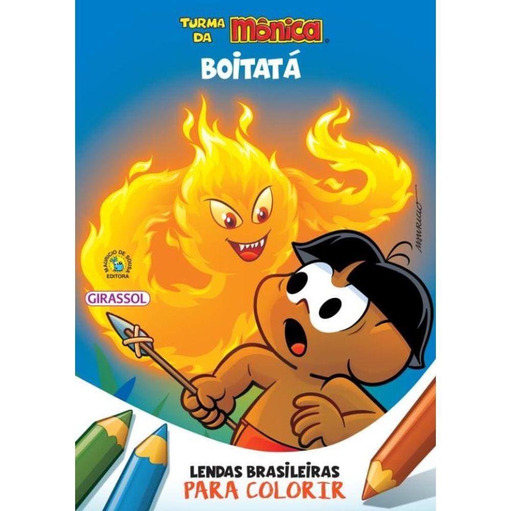 Turma Da Monica - Lendas Brasileiras Para Colorir - Boitata