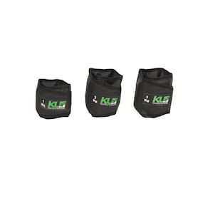 Kit Caneleira Tornozeleira De Peso 1,2 E 3 Kg