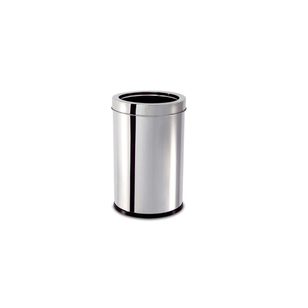 Lixeira inox com aro decorline lixeiras brinox