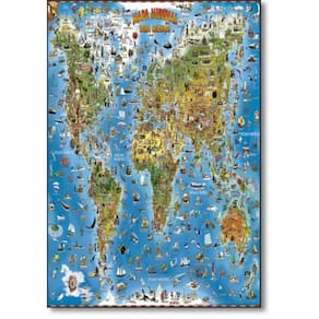 Mapa Mundial Para Criancas