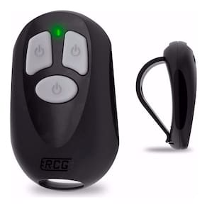 Controle Remoto 3 Canais Rcg Command 433,92mhz Preto com Clip de Fixação