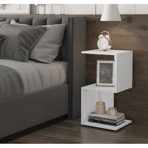 Aparador Decorativo Para Quarto Branco Tx - 60X25X25