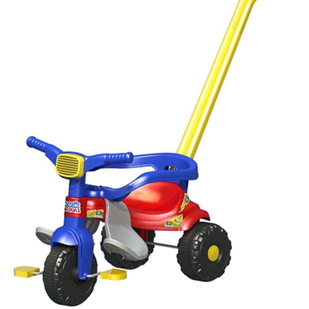 Triciclo Smart Super Festa Azul 2560 - Magic Toys