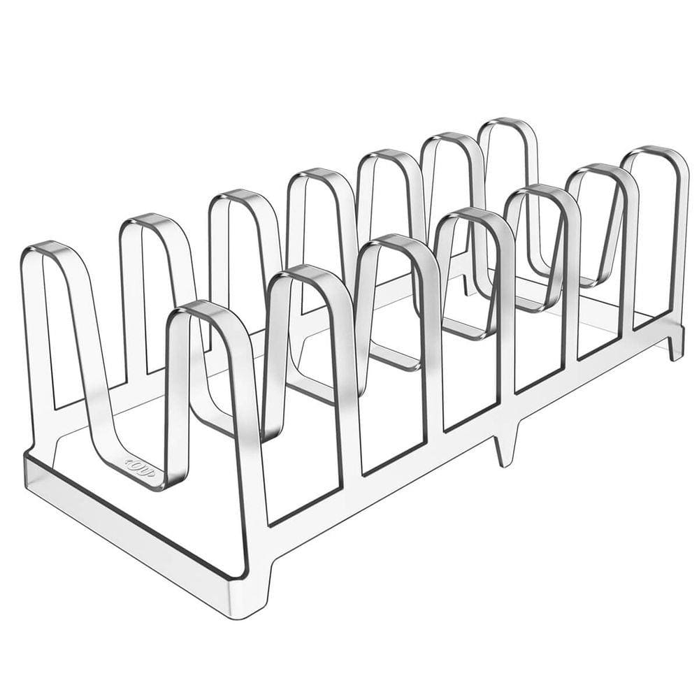 Organizador de Tampas de Panela Armário Formas Travessa Natural