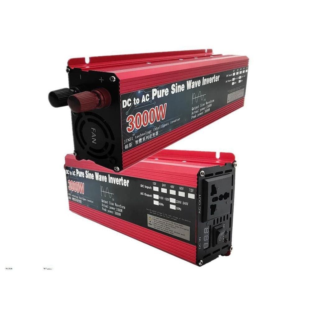 Inversor Off Grid 24V 110V 3000W 1500W Onda Senoidal Pura 60