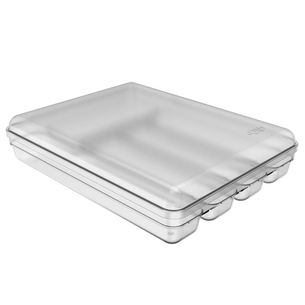 Separador Porta Talheres com Tampa Organizador de Gaveta Multiuso Logic Natural