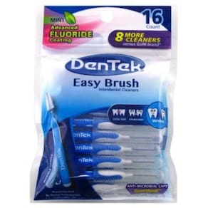 Dentek Interdental Easy Brush Espaços Maiores 16 Unid