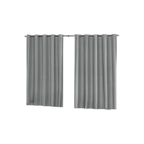 Cortina Blackout De Tecido 2,80 X 1,70M 100% Blecaute- Cinza