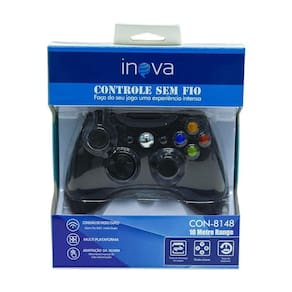 Controle Xbox sem fio Preto CON-8148 Inova