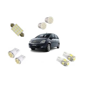 Kit Led Meriva De 2003/2012 Teto Placa Ré Lanterna