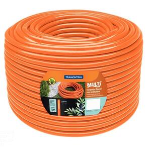 Mangueira Multi 3/4" Tramontina Laranja em PVC 3 Camadas 100 m Tramontina