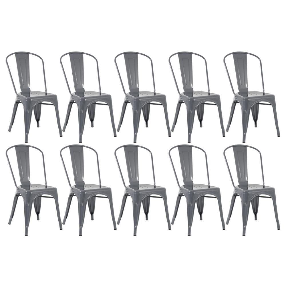 KIT - 10 x cadeiras Iron Tolix