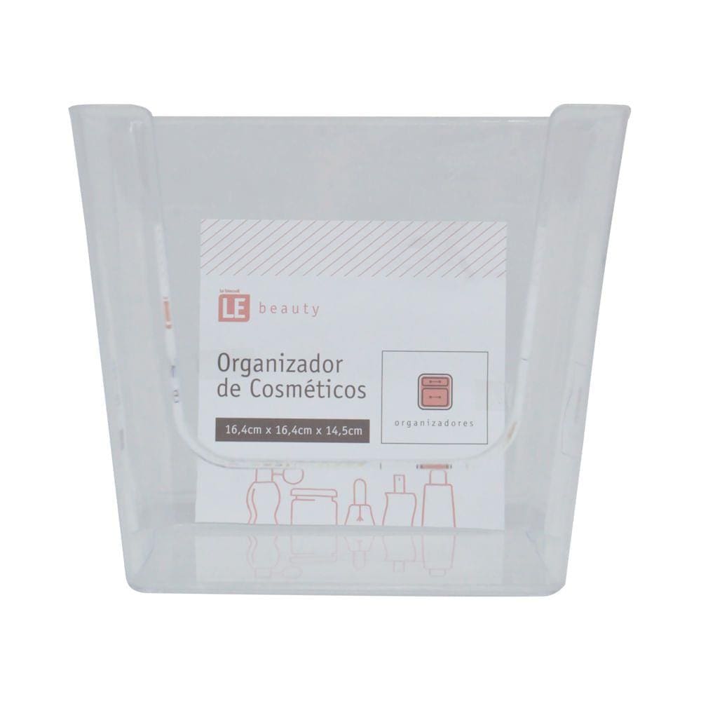 Caixa Organizadora Le Acriílico 16,4x16,4x14,5cm