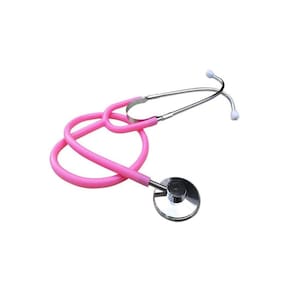 Estetoscópio Simples Rosa Para - Adulto