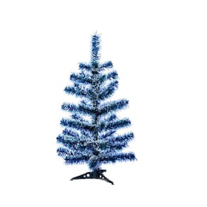 Árvore Natal Pinheirinho Pequena 60Cm Verde Nevada - Simples