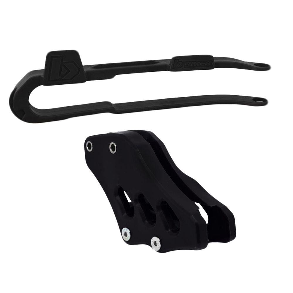 Kit Guia De Corrente Dianteiro Traseiro Biker Crf 230