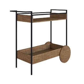 Aparador Móvel Steel Quadra Vermont e Preto - D´rossi