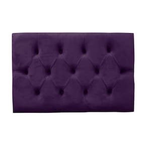 Cabeceira Painel Estofada Paris Solteiro Suede Roxo