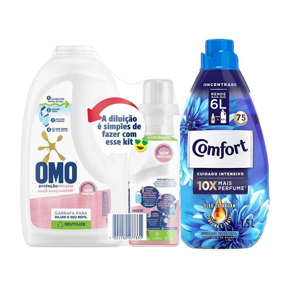 Sabao em po omo protecao micelar sabao em po omo antialergico | Pontofrio