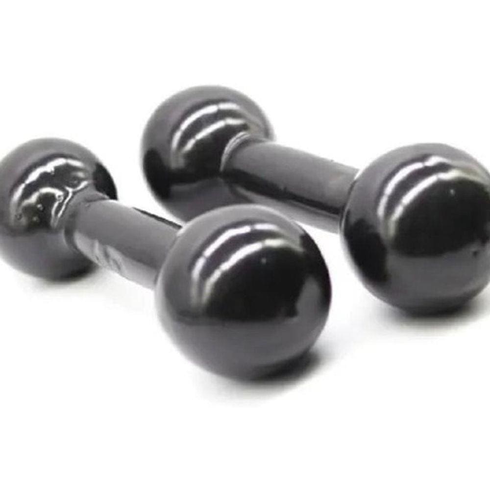 Par De Halteres Emborrachado Par De 4 Kg