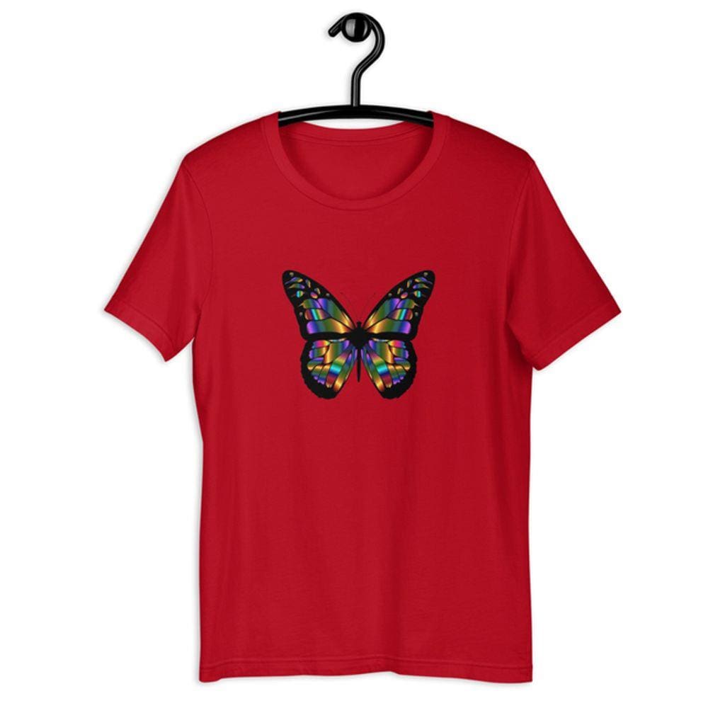 Camiseta Feminina - Borboleta Colorida