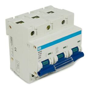 Mini Disjuntor Tripolar Weg MDW 100A Curva C