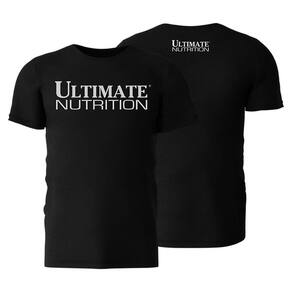Camiseta Dry Fit - Ultimate Nutrition (Tradicional - Preto Exg)