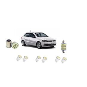 Kit Lâmpada Leds Vw Gol G6 G7 G8
